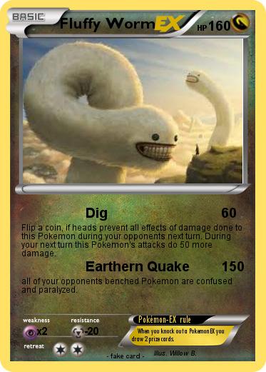 Pokemon Fluffy Worm