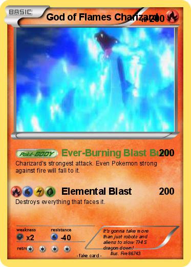 Pokemon God of Flames Charizard