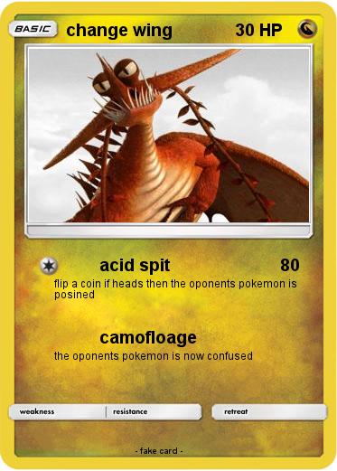 Pokemon change wing