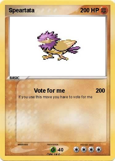 Pokemon Speartata