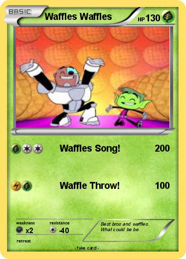 Pokemon Waffles Waffles