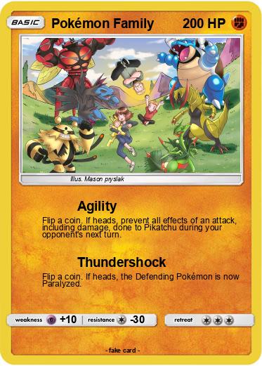 Pokemon Pokémon Family