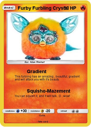 Pokemon Furby Furbling Crystal