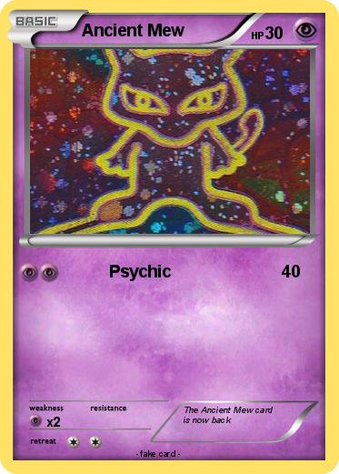 Pokemon Ancient Mew