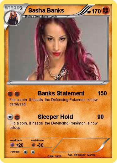 Pokemon Sasha Banks