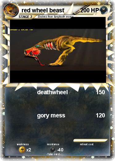 Pokemon red wheel beast