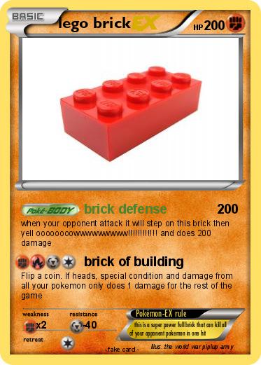 Pokemon lego brick