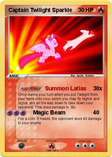 Pokemon Captain Twilight Sparkle