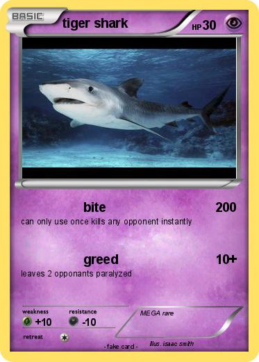 Pokemon tiger shark