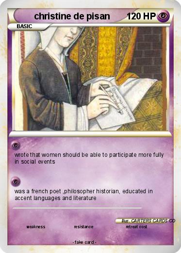 Pokemon christine de pisan