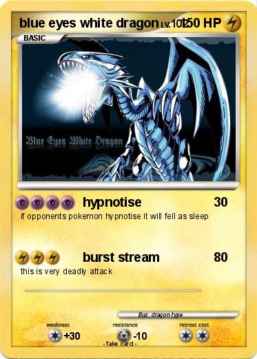 Pokemon blue eyes white dragon