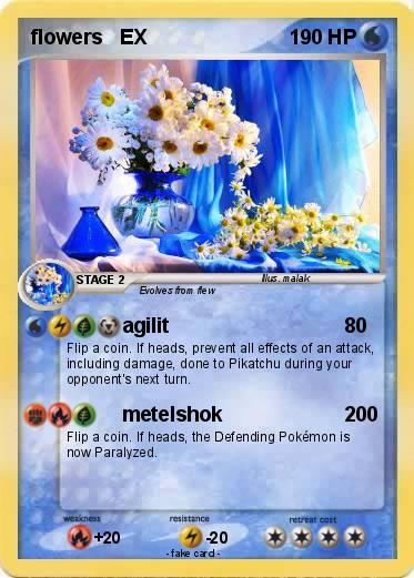 Pokemon flowers   EX