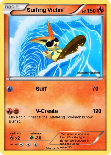 Pokemon Surfing Victini