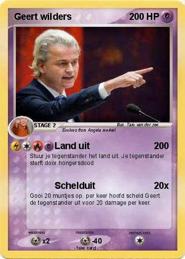 Pokemon Geert wilders