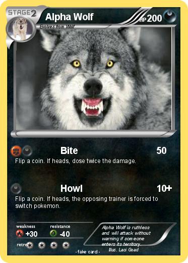 Pokemon Alpha Wolf