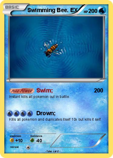 Pokemon Swimming Bee. EX