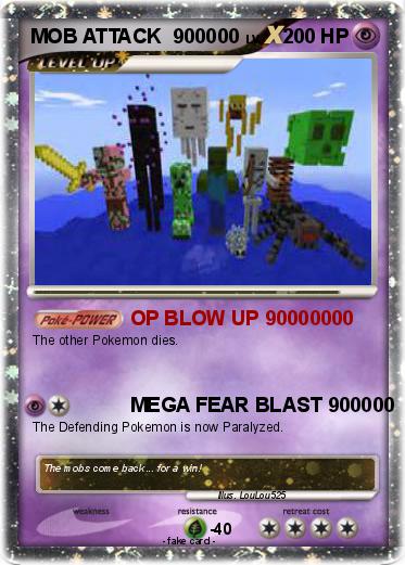 Pokemon MOB ATTACK  900000