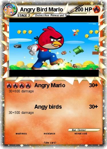 Pokemon Angry Bird Mario