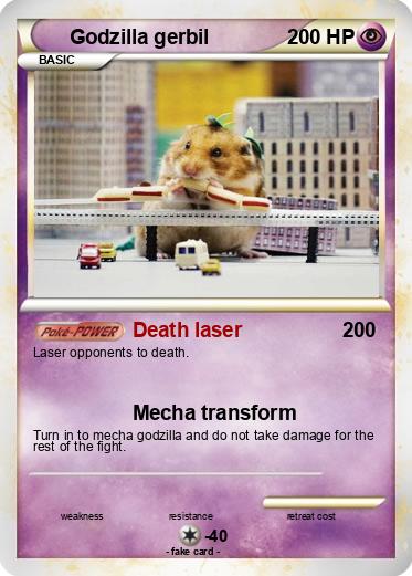 Pokemon Godzilla gerbil