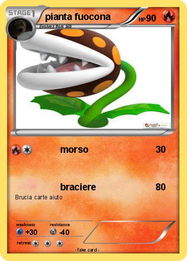 Pokemon pianta fuocona