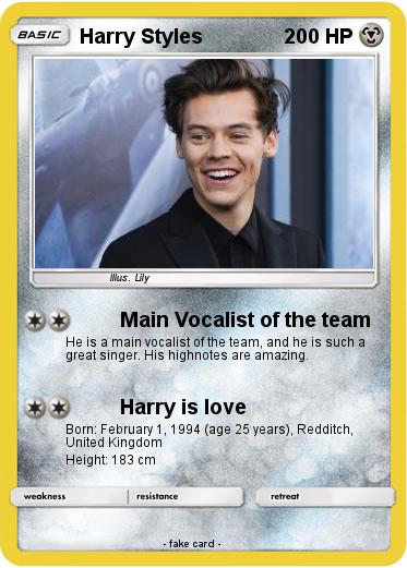 Pokemon Harry Styles