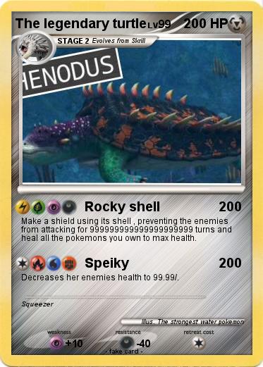 Pokemon The legendary turtle