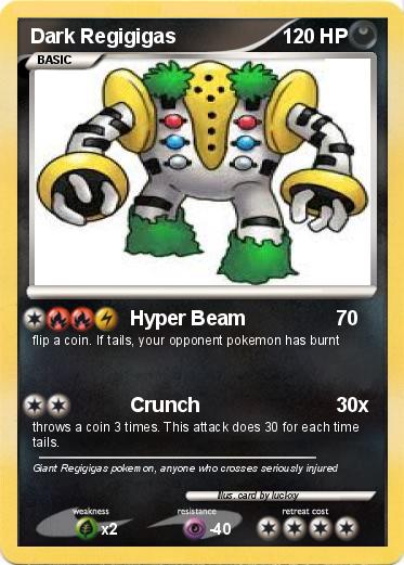 Pokemon Dark Regigigas