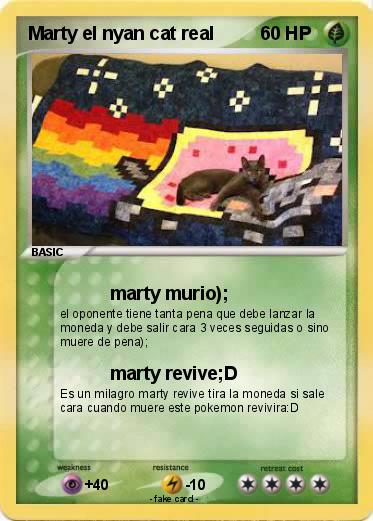 Pokemon Marty el nyan cat real