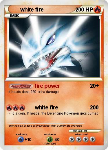 Pokemon white fire