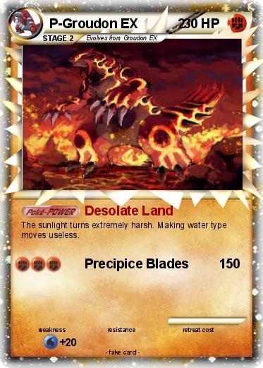 Pokemon P-Groudon EX           2