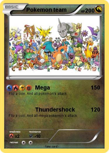 Pokemon Pokemon team