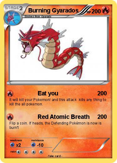 Pokemon Burning Gyarados