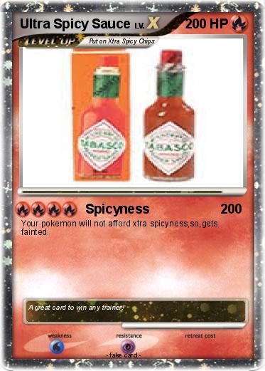 Pokemon Ultra Spicy Sauce