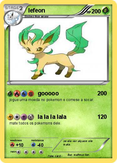 Pokemon lefeon