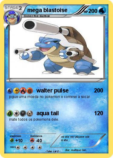 Pokemon mega blastoise