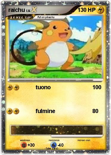 Pokemon raichu