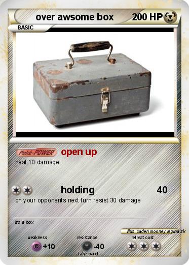 Pokemon over awsome box