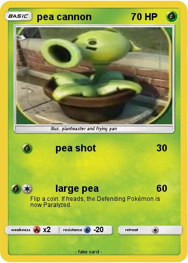 Pokemon pea cannon