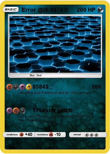 Pokemon Error @($:8$743!
