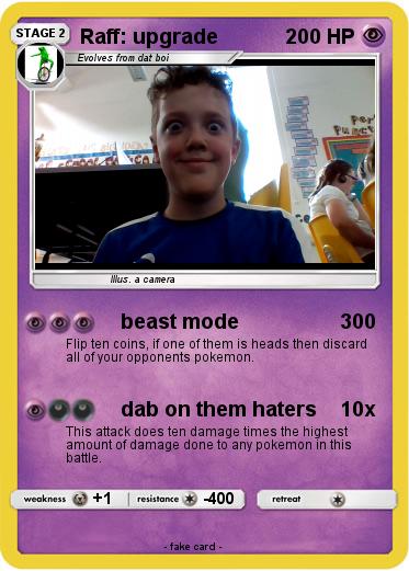 Pokemon Raff: upgrade