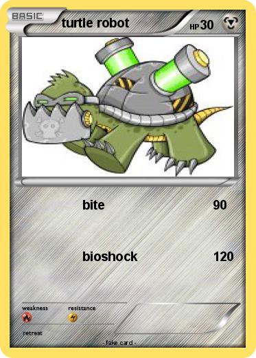 Pokemon turtle robot