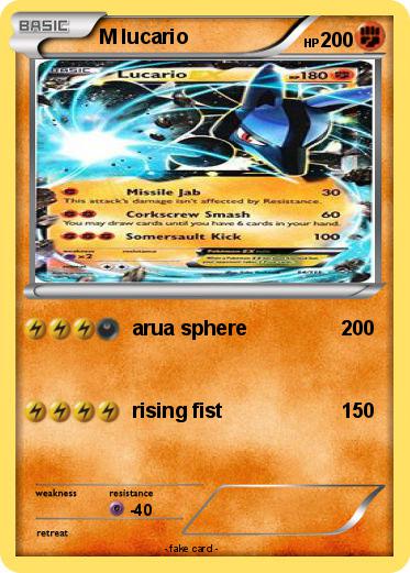 Pokemon M lucario