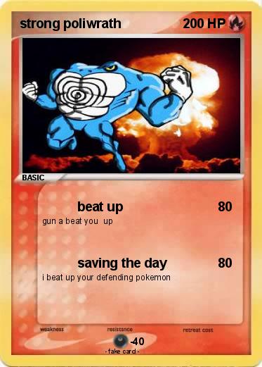 Pokemon strong poliwrath