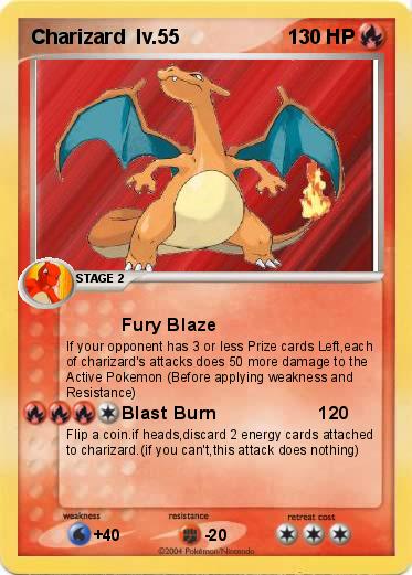 Pokemon Charizard  lv.55