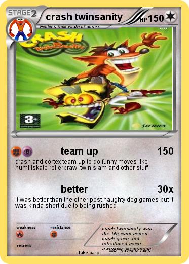 Pokemon crash twinsanity