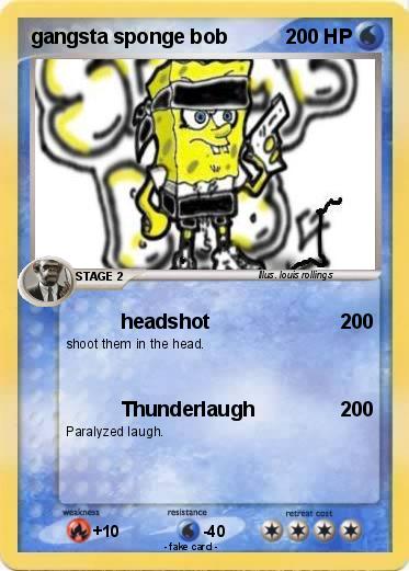 Pokemon gangsta sponge bob