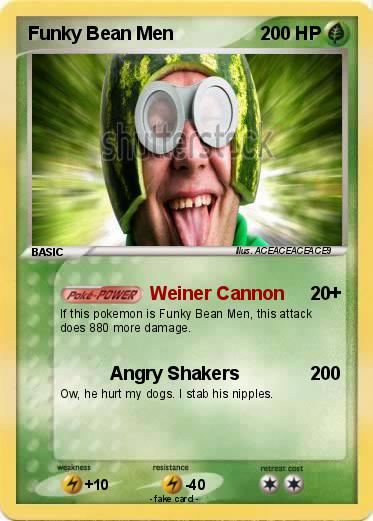 Pokemon Funky Bean Men