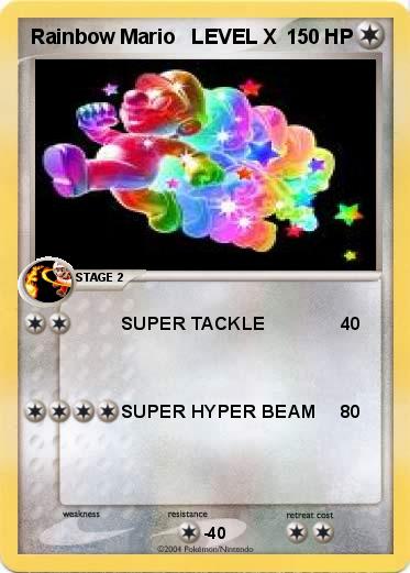 Pokemon Rainbow Mario   LEVEL X