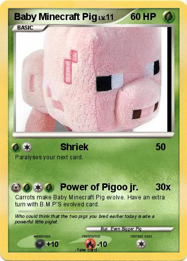 Pokemon Baby Minecraft Pig