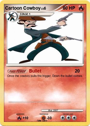 Pokemon Cartoon Cowboy